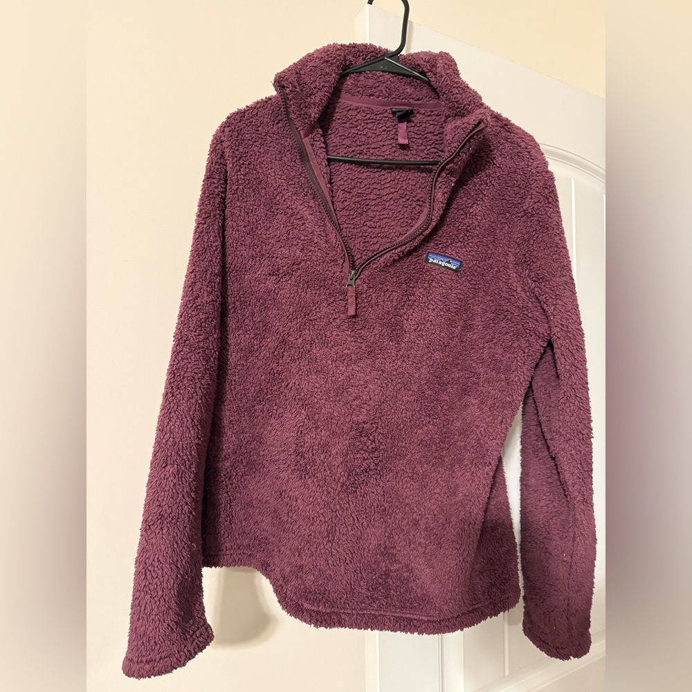 Patagonia Burgundy Sherpa Pullover